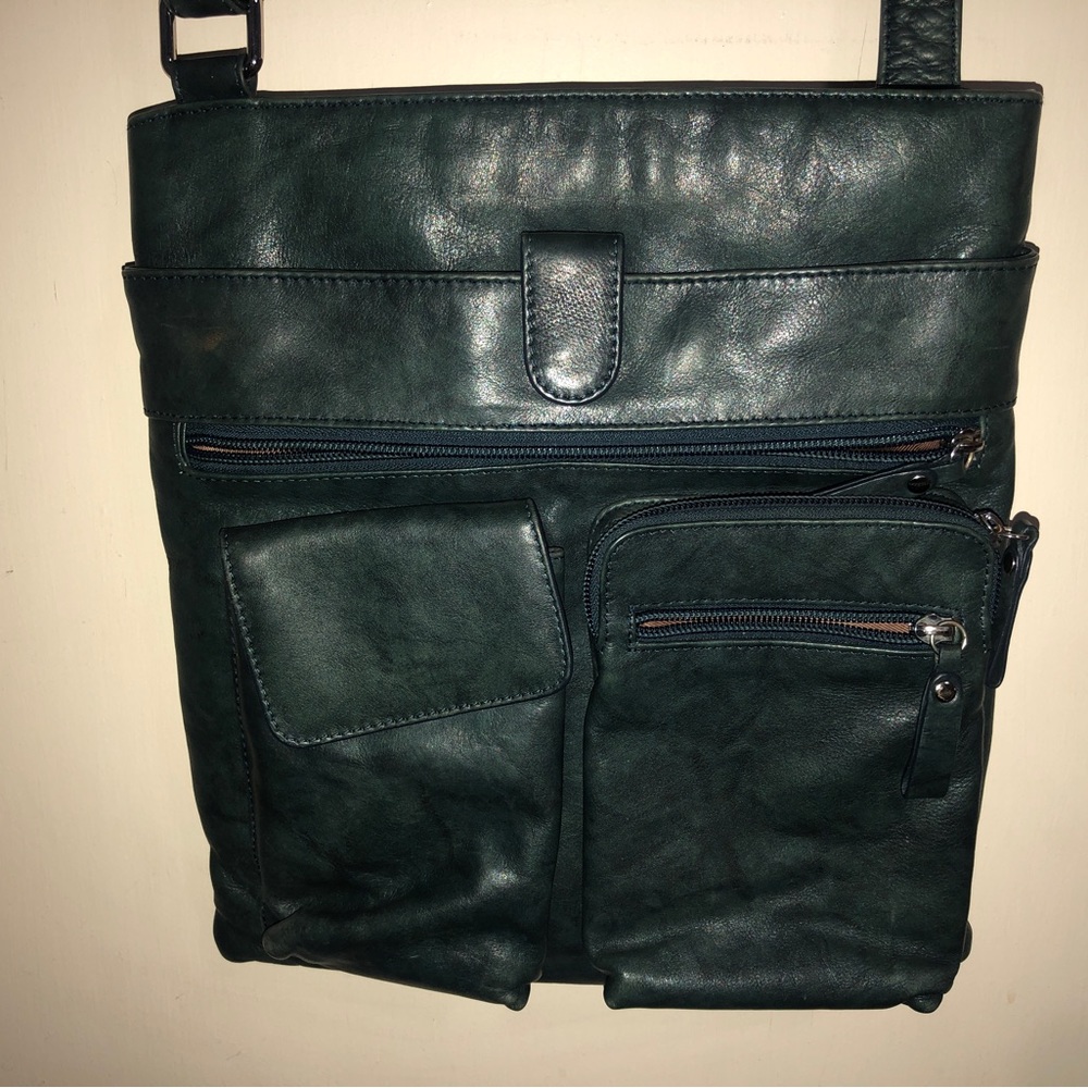 RFID Sea Green Women’s Crossbody Bag